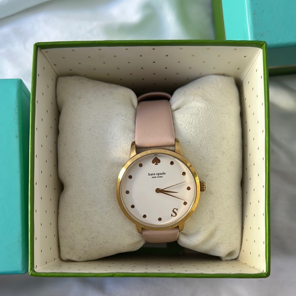 Kate Spade Gold and Pink Watch